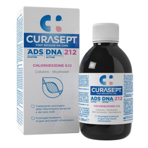Curasept ADS DNA 212 klórhexidin tartalmú szájöblögető 200ml