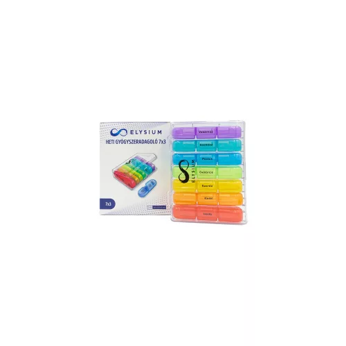 Elysium heti gyógyszeradagoló 7x3