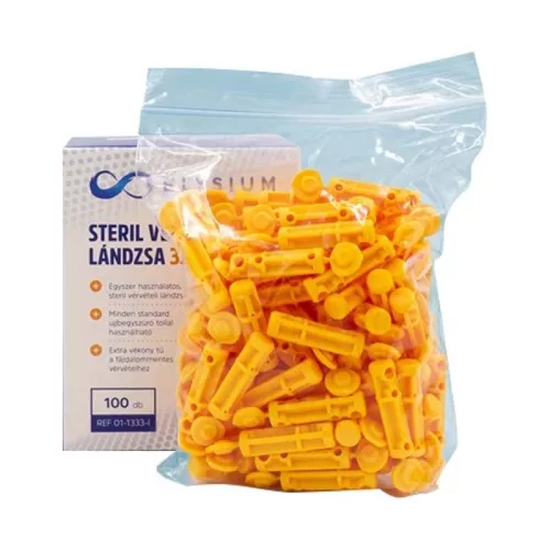 Elysium steril vérvételi lándzsa 33G 100x