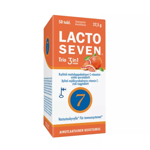 Lactoseven Trio 3 in 1 rágótabletta 50x