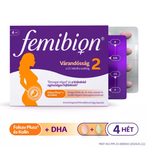 Femibion 2 Várandósság kapszula+ filmtabletta 28+28 