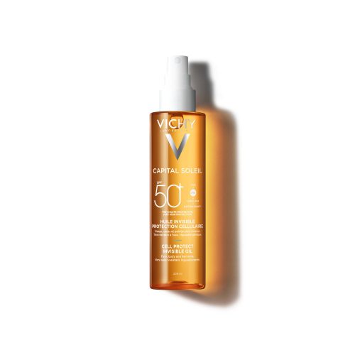 VICHY Capital Soleil Cell Protect SPF50+ láthatatlan olaj 200ml
