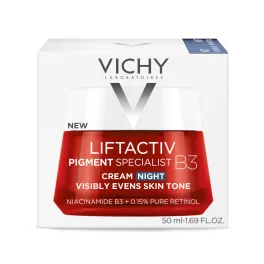   VICHY Liftactiv B3 Bőrtónus korrigáló éjszakai arckrém retinollal 50ml