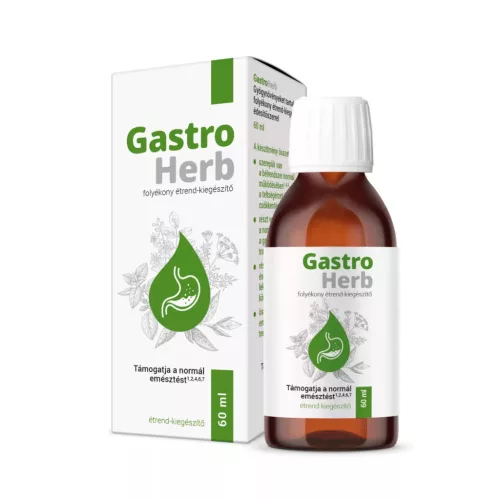 Gastroherb étrend-kiegészítő folyadék 60ml