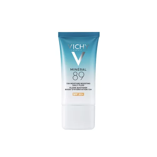 VICHY Mineral 89 Akár 72 órás hidratálást fokozó mindennapos fluid SPF50+ 50ML