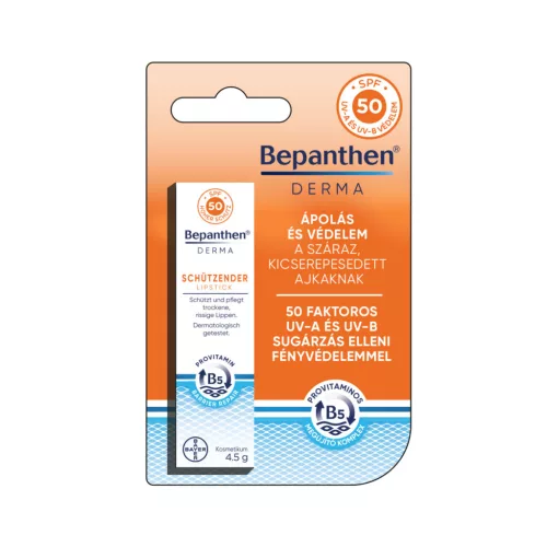 Bepanthen Derma ajakápoló stift SPF50 4,5g