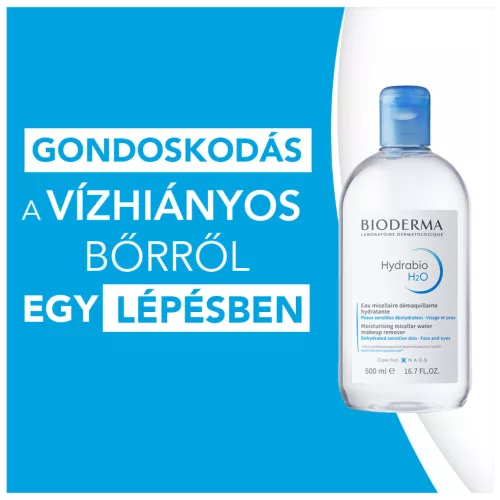 Bioderma Hydrabio H2O arc- és sminklemosó 500ml