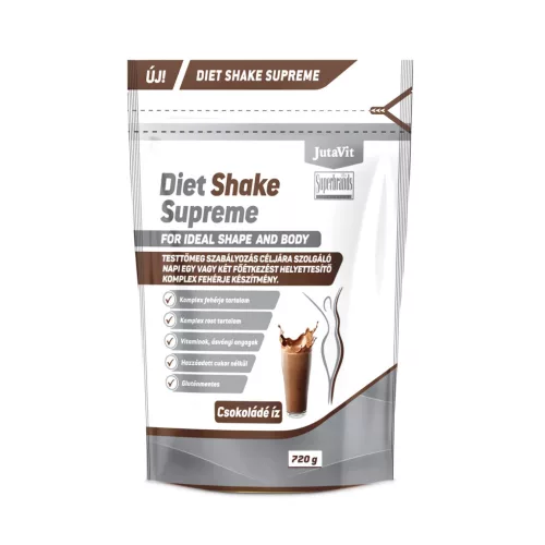 Jutavit Diet Shake Supreme italpor csokoládé 702g