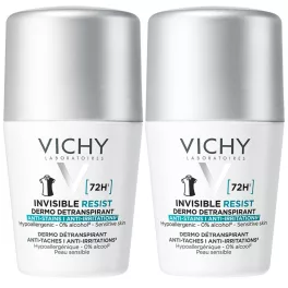 VICHY Invisible Resist Antiperspirant duopack 2X50ml