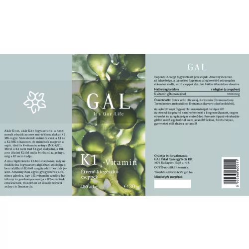 GAL K1-Vitamin csepp 480adag