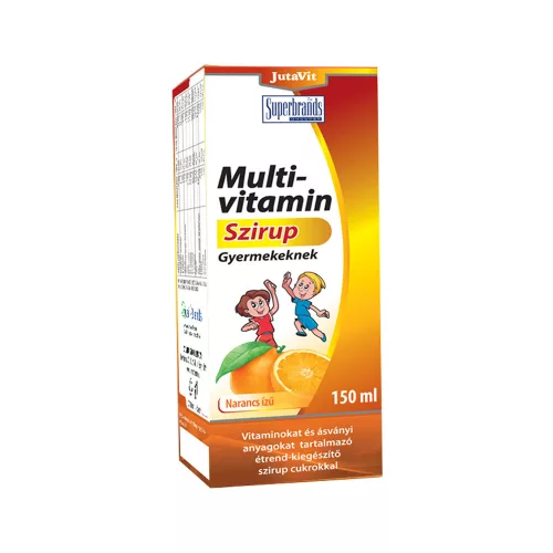 JutaVit Multivitamin szirup narancs ízű 150ml