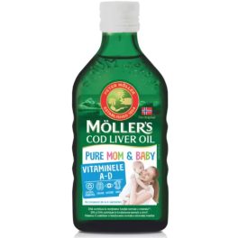 Möllers Mom Baby omega-3 halolaj A-és D-vitaminnal 250ml