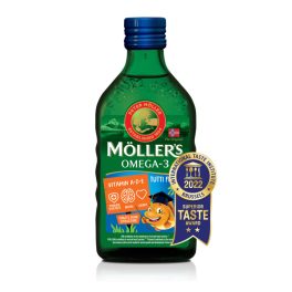 Möllers Omega-3 tutti-frutti ízű halolaj 250ml