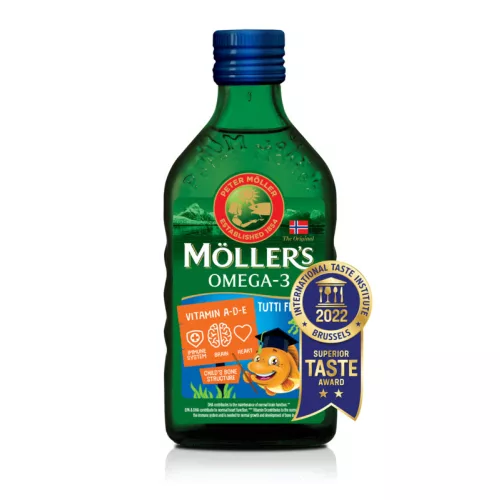 Möllers Omega-3 tutti-frutti ízű halolaj 250ml