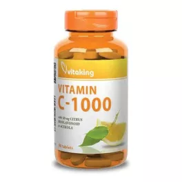   Vitaking C-vitamin 1000 mg + citrus bioflavonoid + csipkebogyó + acerola 90x
