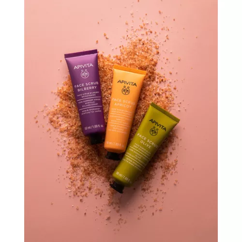 Apivita Express hámlasztó arcradír sárgabarackkal 50ml