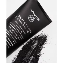 Apivita Black Detox arc- és szemkörnyéktisztító 150ml