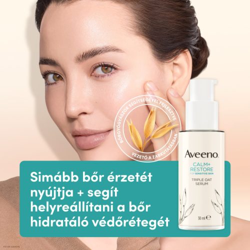 Aveeno Calm+ Restore hármas zabkomplex szérum 30ml