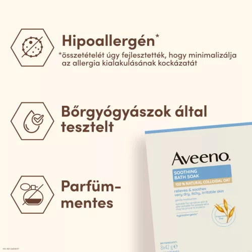 Aveeno nyugtató fürdőpor 8x42g