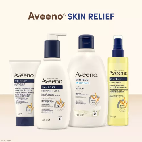 Aveeno Skin Relief hidratáló tusfürdő illatmentes 500ml