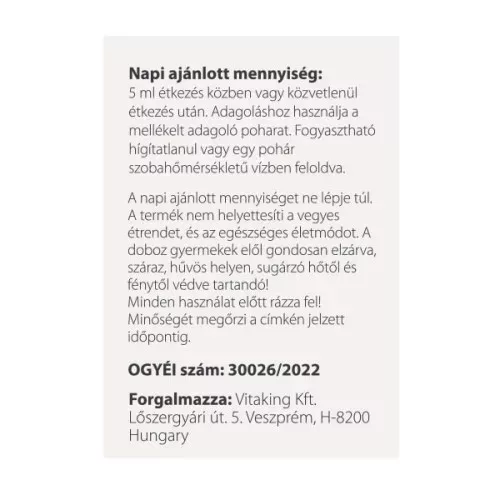 Vitaking VitaFer mikrokapszulás vas szirup 120ml