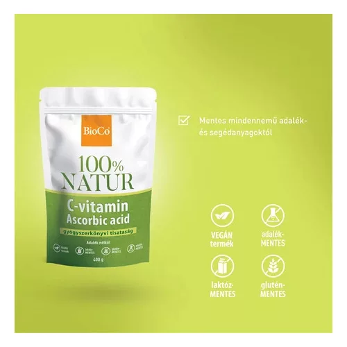 BioCo 100% Natur C-vitamin por 400g 