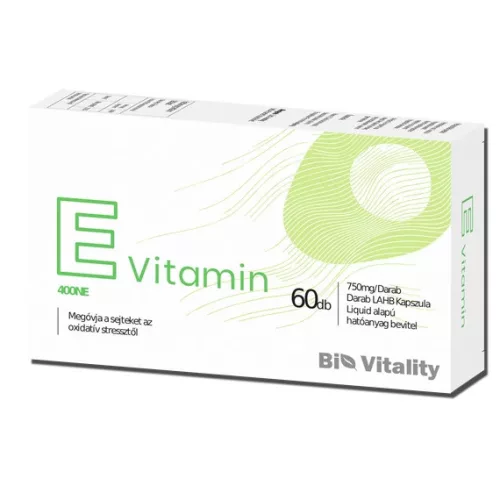 Bio Vitality E-Vitamin lágyzselé kapszula 60x