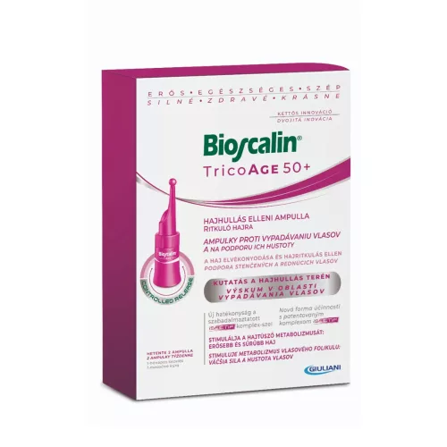Bioscalin TricoAge 50+ hajhullás elleni ampulla 8x3,5ml