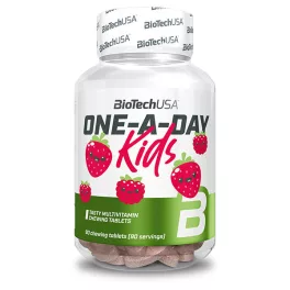 BioTechUSA One-A-Day Kids rágótabletta 90x