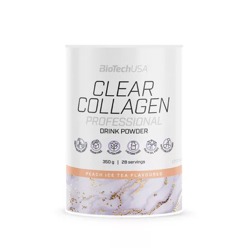 BioTechUSA Clear Collagen Professional barack ice tea ízű kollagén por 350g