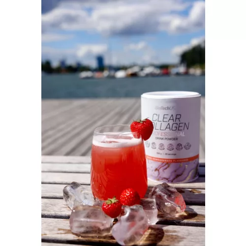 BioTechUSA Clear Collagen Professional barack ice tea ízű kollagén por 350g