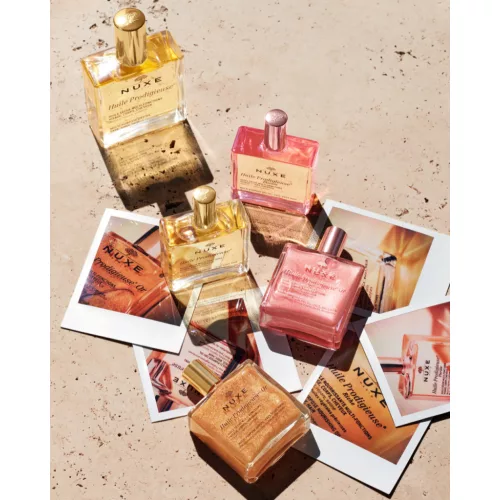 Nuxe Huile Prodigieuse Or Florale - többfunkciós rózsaarany-csillámos szárazolaj arcra, testre, hajra 50ml