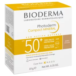   Bioderma Photoderm Compact MINERAL púder SPF50+ golden (arany) 10g