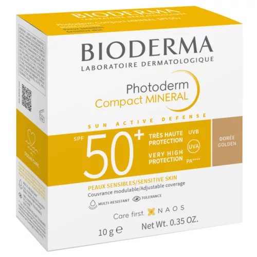 Bioderma Photoderm Compact MINERAL púder SPF50+ golden (arany) 10g