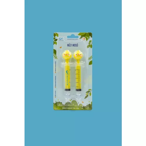 Elysium Nózi Mosó orrmosó fecskendő csibe fejjel - 2 db