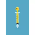 Elysium Nózi Mosó orrmosó fecskendő csibe fejjel - 2 db