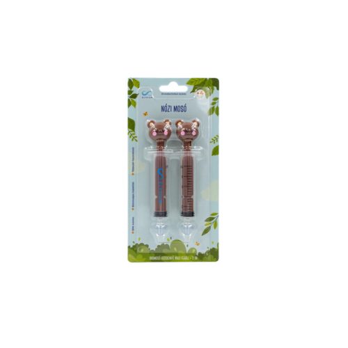 Elysium Nózi Mosó orrmosó fecskendő maci fejjel - 2 db