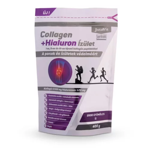 JutaVit Collagen+Hialuron Ízület Erdei gyümölcs ízű italpor – 400g