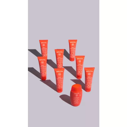 Apivita Bee Sun Safe Színezett arckrém ráncok és pigmentfoltok ellen SPF50 50ml