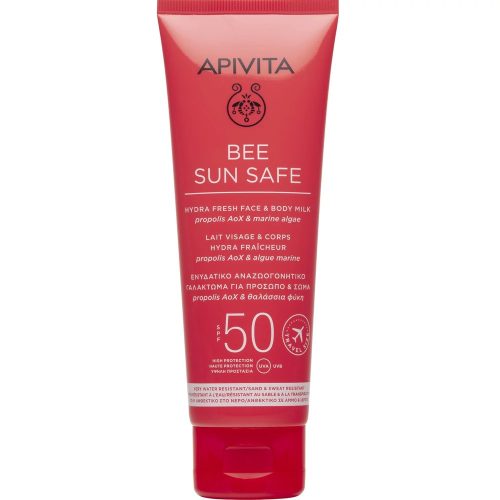 Apivita Bee Sun Safe tej arcra és testre SPF50 100ml
