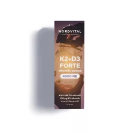 Nordvital D3+K2 Forte csepp 60 adag 30ml