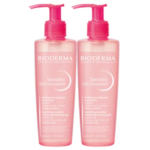 Bioderma Sensibio Gel Moussant 2x200ml