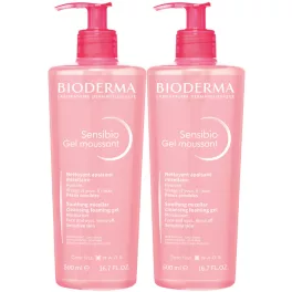 Bioderma Sensibio Gel Moussant 2x500ml