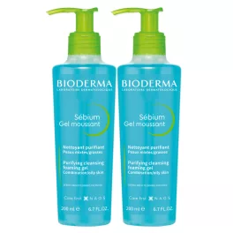 Bioderma Sébium Gel Moussant 2x200ml