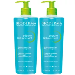 Bioderma Sébium Gel Moussant  2x500ml
