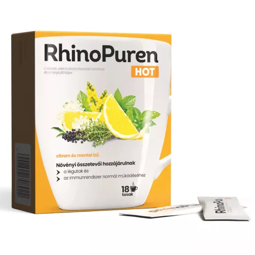 RhinoPuren HOT étrend-kiegészítő italpor tasakban 18x