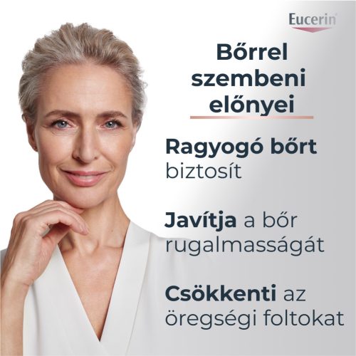 Eucerin Hyaluron-Filler + Elasticity Bőrtömörséget regeneráló nappali arckrém Rose SPF30 öko utántöltő 50ml
