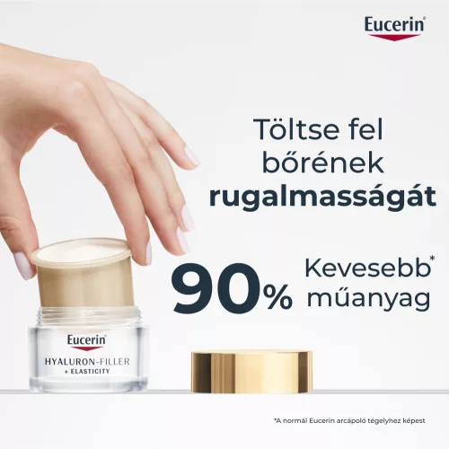Eucerin Hyaluron-Filler + Elasticity Bőrtömörséget regeneráló nappali arckrém SPF30 öko utántöltő 50ml