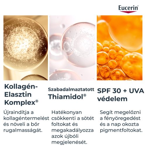 Eucerin Hyaluron-Filler + Elasticity Bőrtömörséget regeneráló éjszakai krém öko utántöltő 50ml