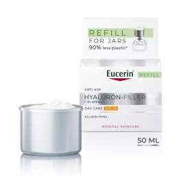   Eucerin Hyaluron-Filler Ráncfeltöltő nappali arckrém FF 30 öko-utántöltő 50ml